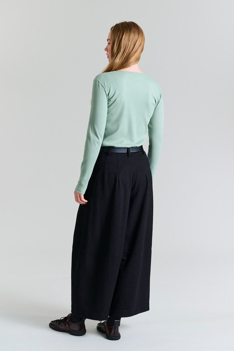 Naibu rib Långärmad topp