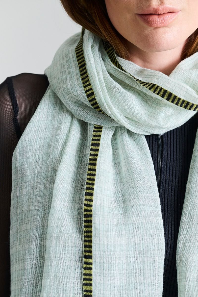 Irregular check Scarf