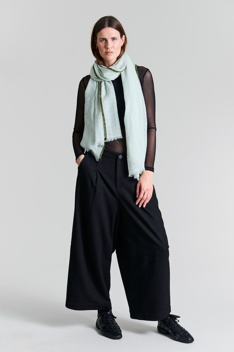 Irregular check Scarf