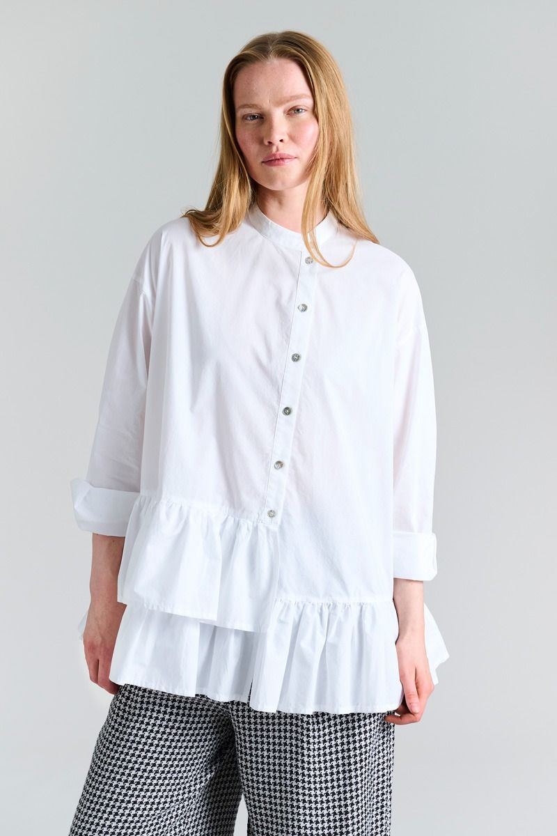 Core cotton Volangskjorta