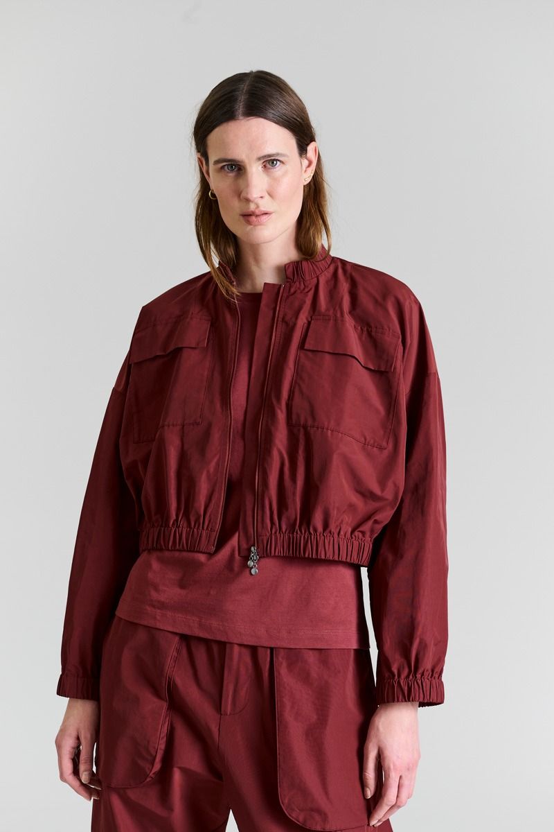 Fukkura poplin bomberjacka