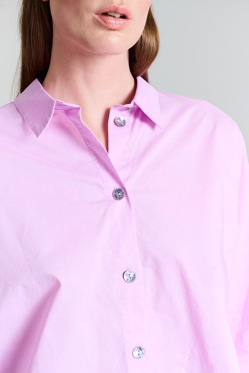 Core cotton Skjorta med knäppning baktill