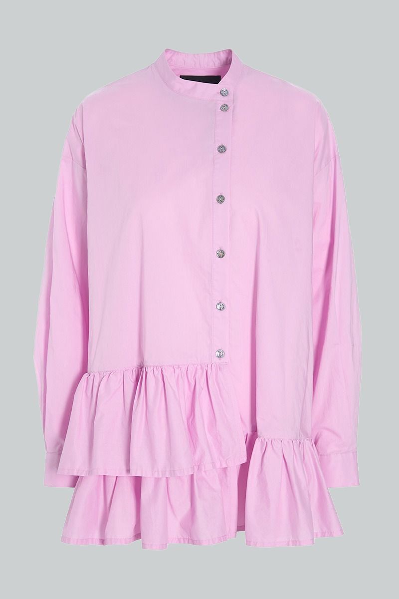 Core cotton Frill Shirt