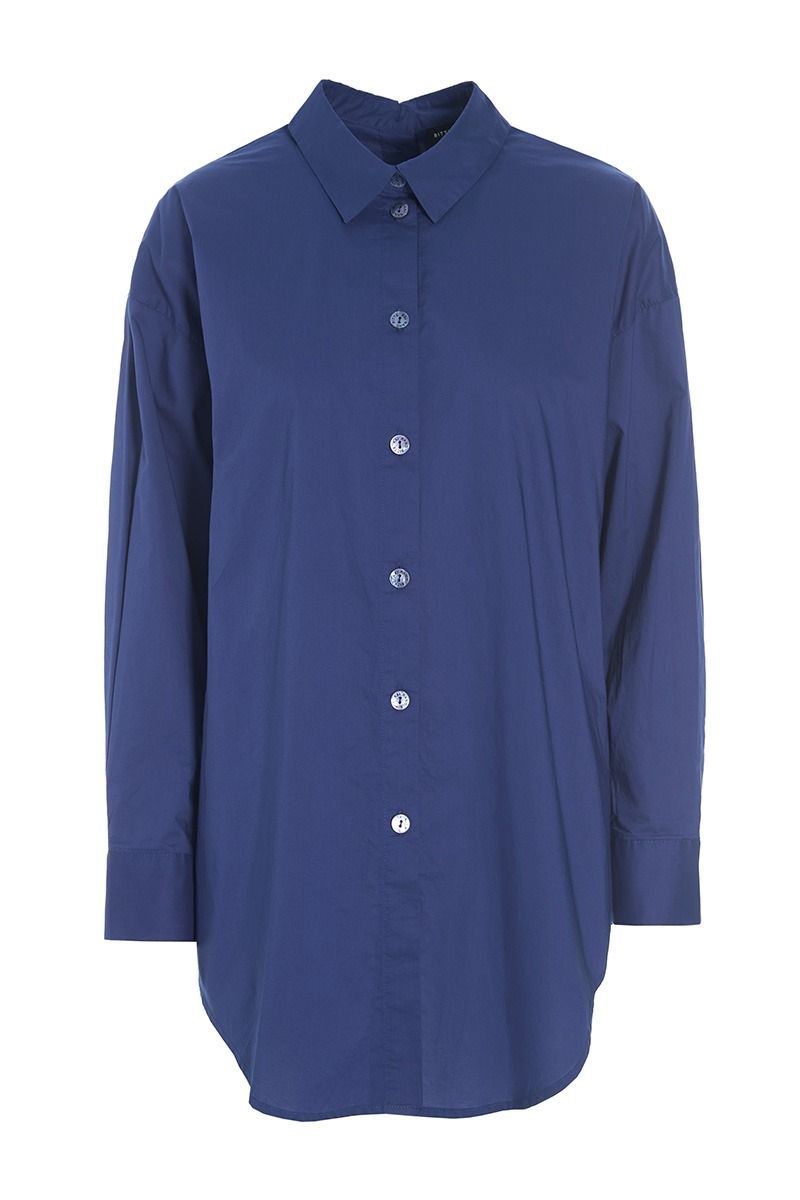 Core cotton Skjorta med knäppning baktill