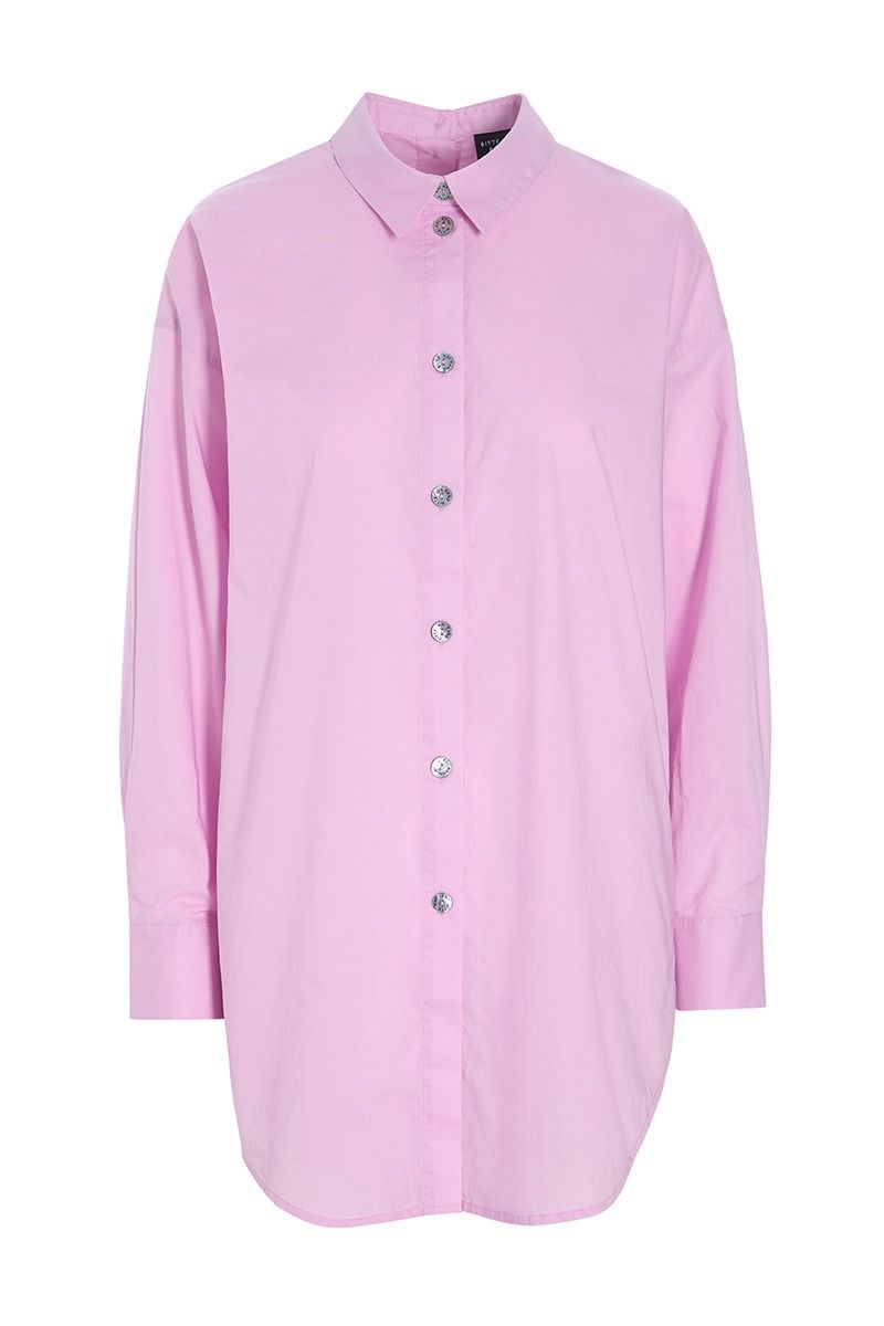 Core cotton Skjorta med knäppning baktill