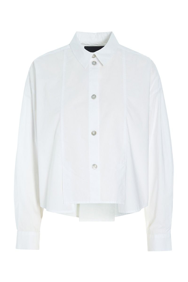 Core cotton Plisserad skjorta