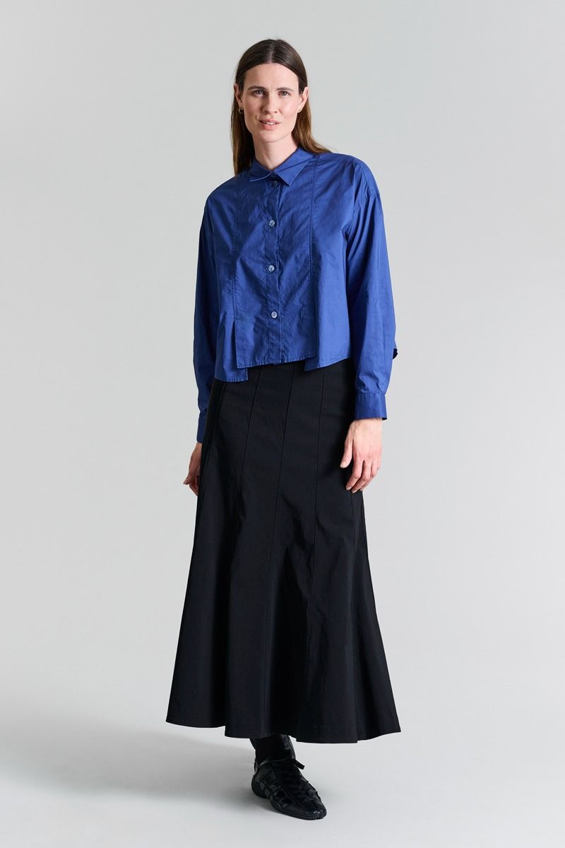 Core cotton Plisserad skjorta