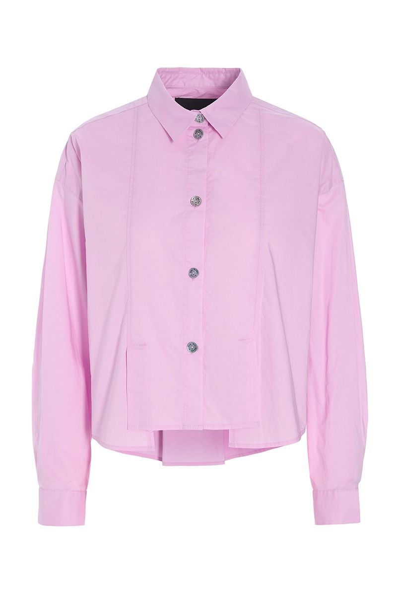 Core cotton Plisserad skjorta