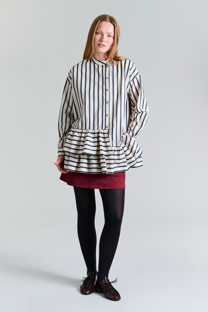 Pirate stripe Volangskjorta