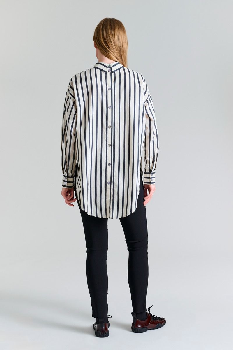Pirate stripe Shirt with Back Fastening