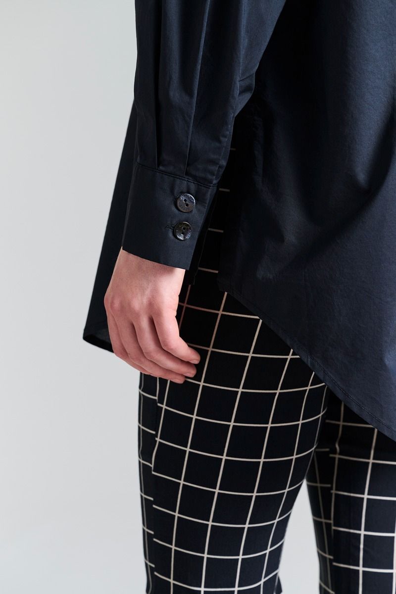 Core cotton Skjorta med knäppning baktill