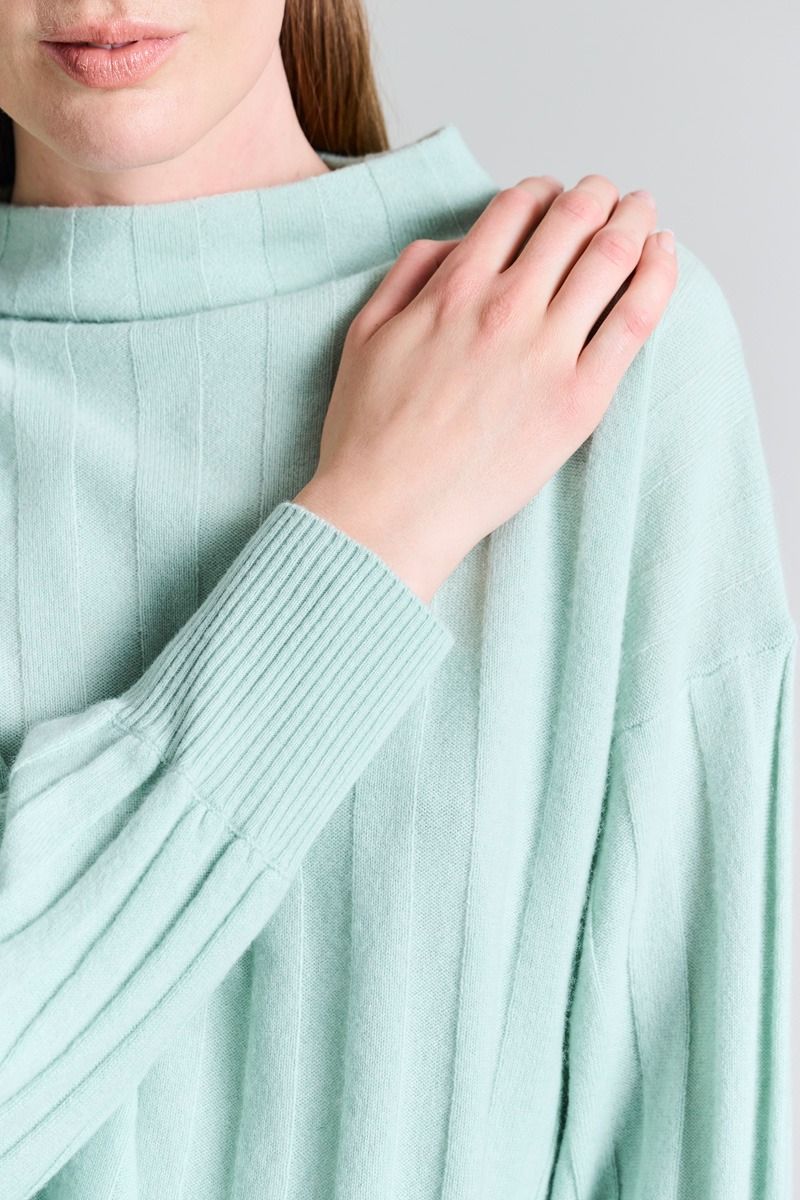 Cloud cashmere Ribbad tröja