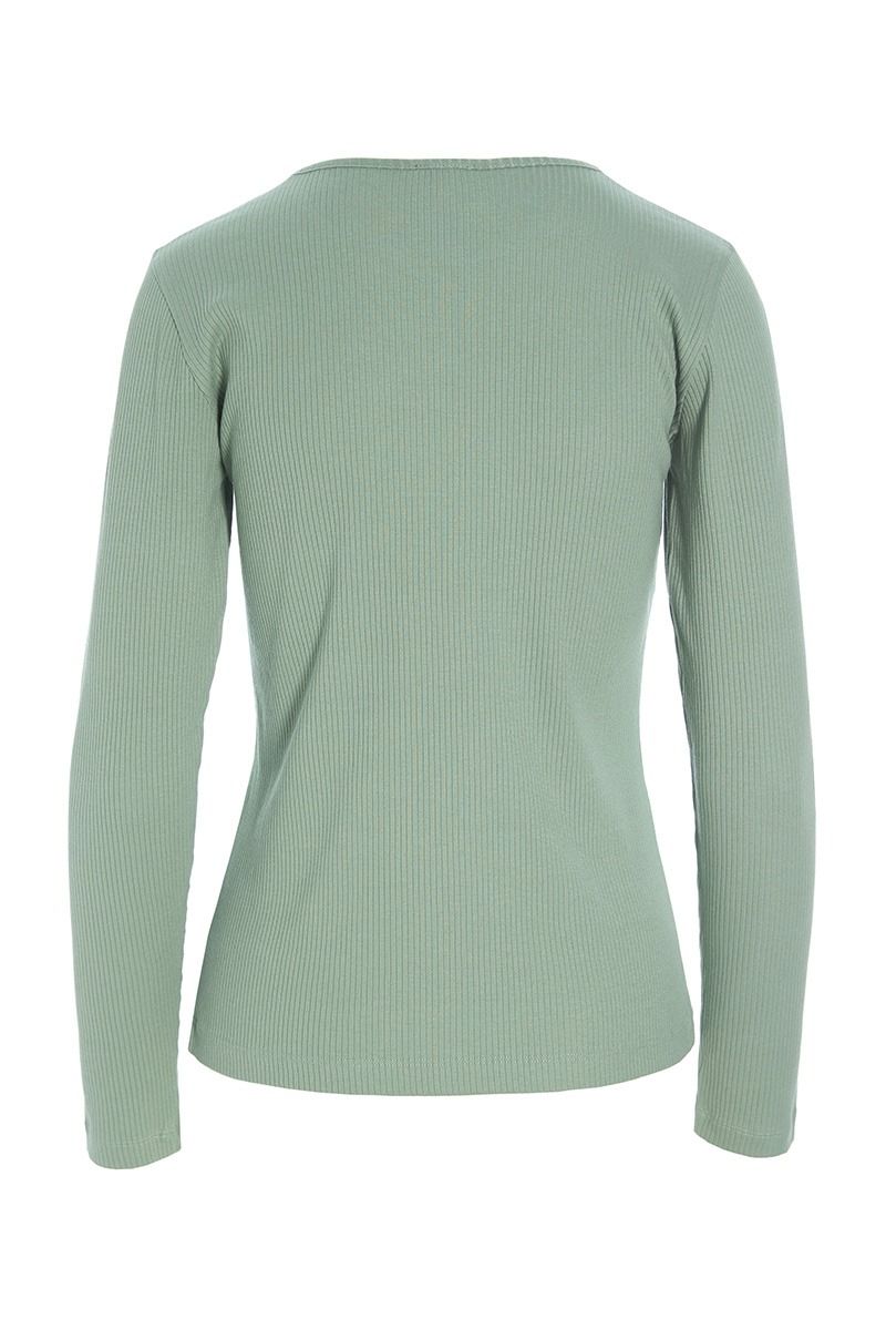 Naibu rib Långärmad topp