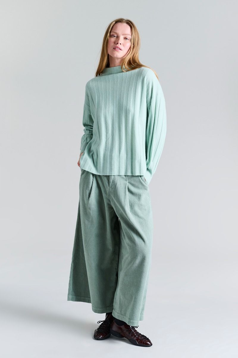 Cloud cashmere Ribbad tröja