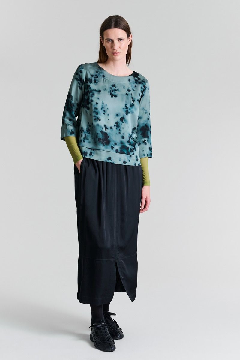 Frozen flowers FSC bluse