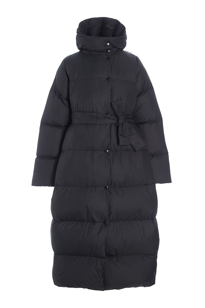 Feather down Kappa med bälte