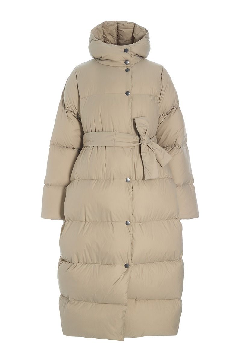 Feather down Kappa med bälte