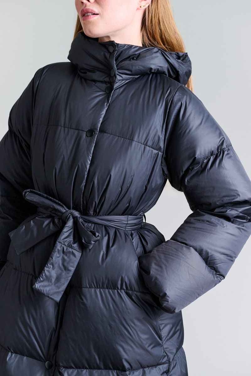 Feather down Kappa med bälte