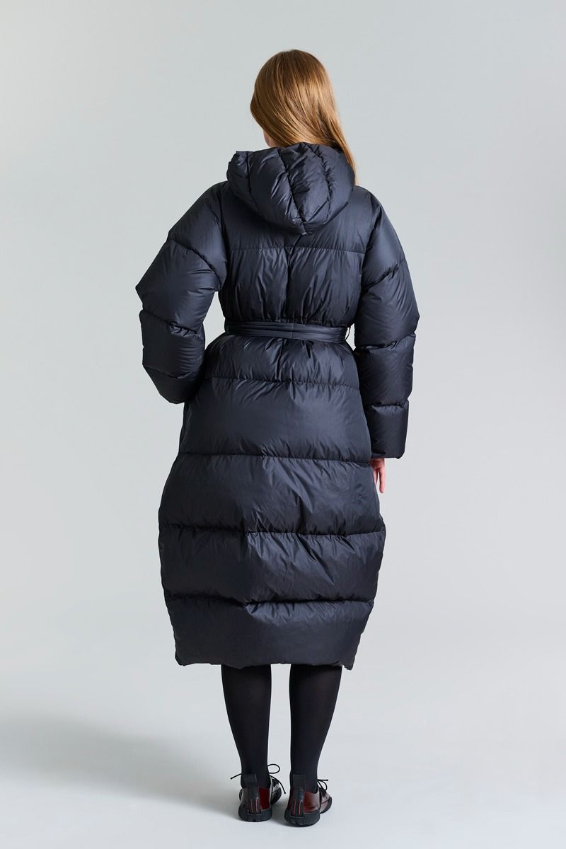 Feather down Kappa med bälte