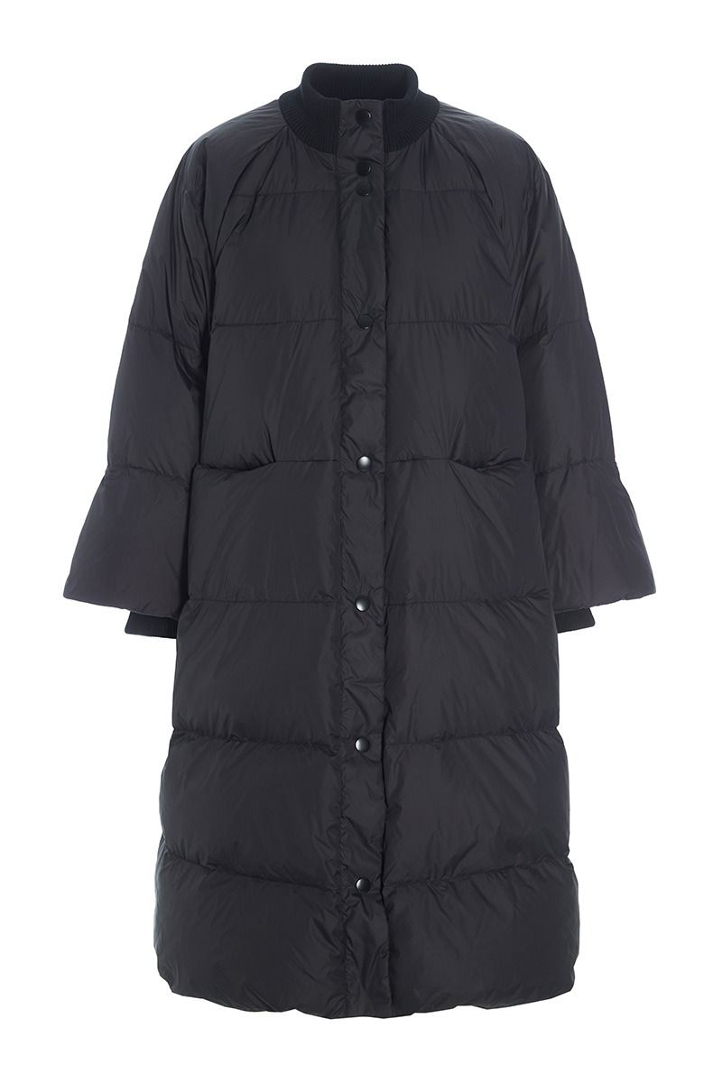 Feather down kappa med knappar