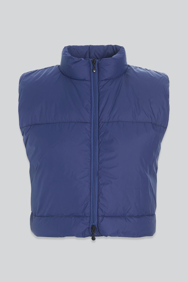 Feather down kort vest