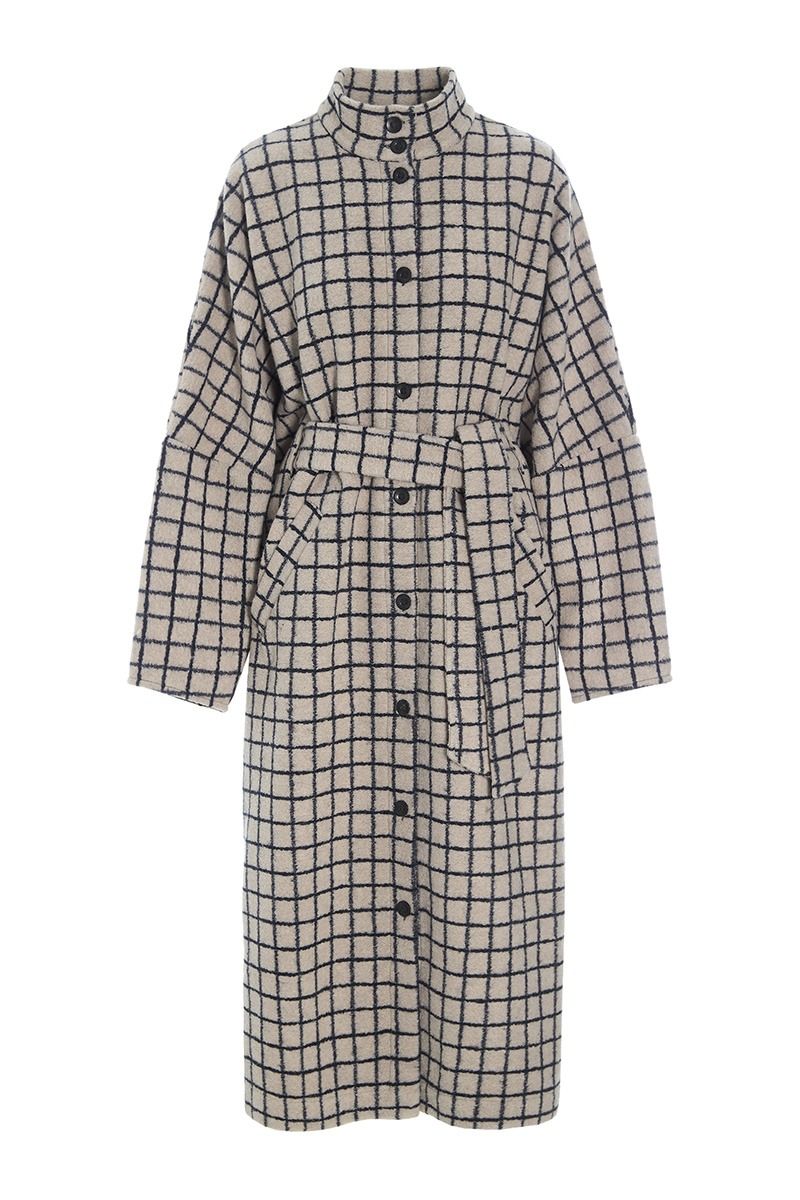 Woollen wire Överdimensionerad kappa