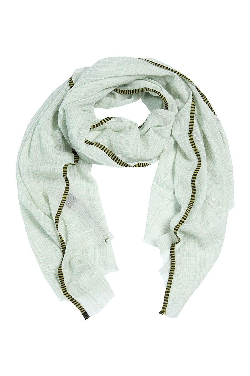 Irregular check Scarf