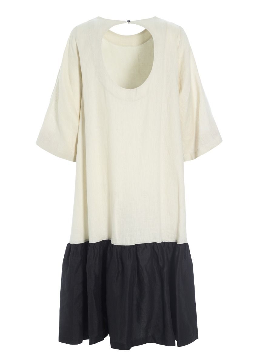 Airy linen klänning