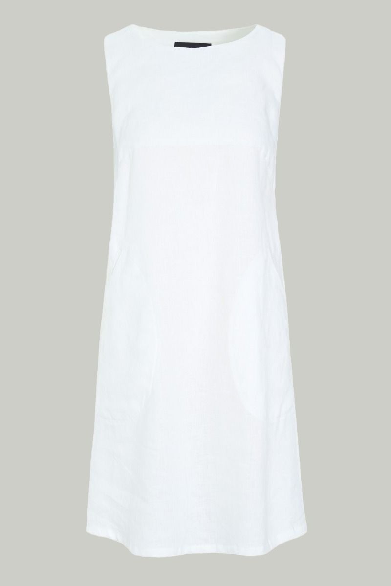 Airy linen ærmeløs kjole