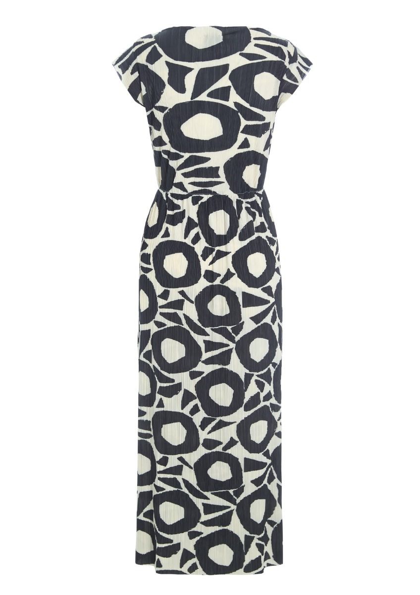 Cut-out collage dress