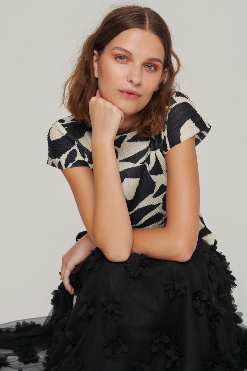 Cut-out collage t-shirt