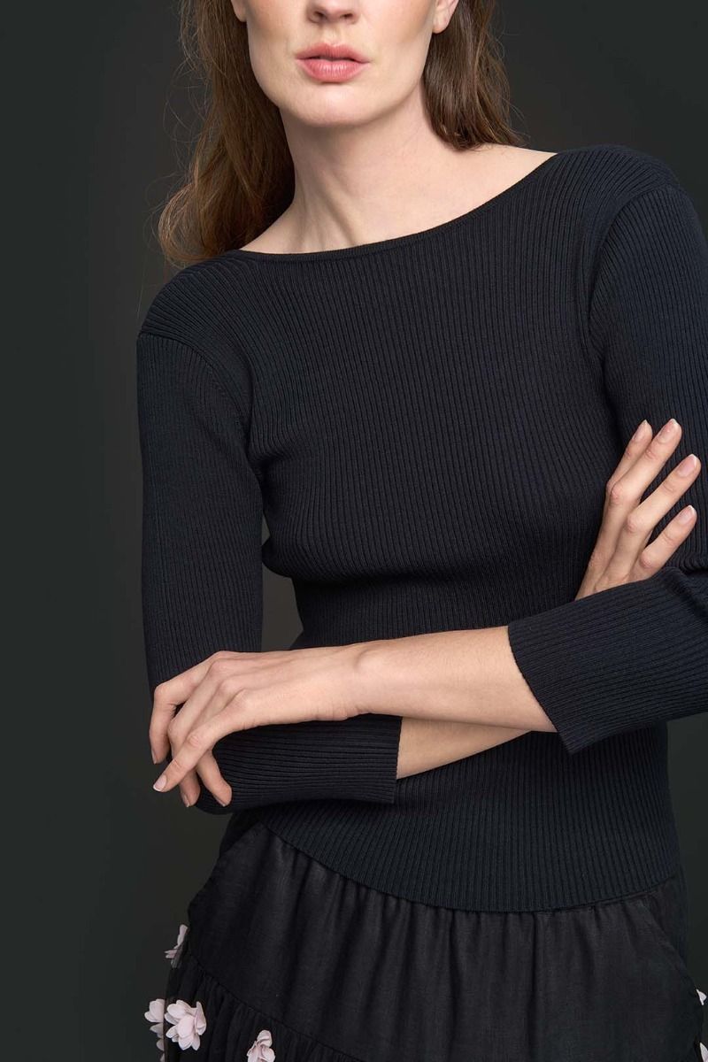 Bloom blus med 3/4 ärm