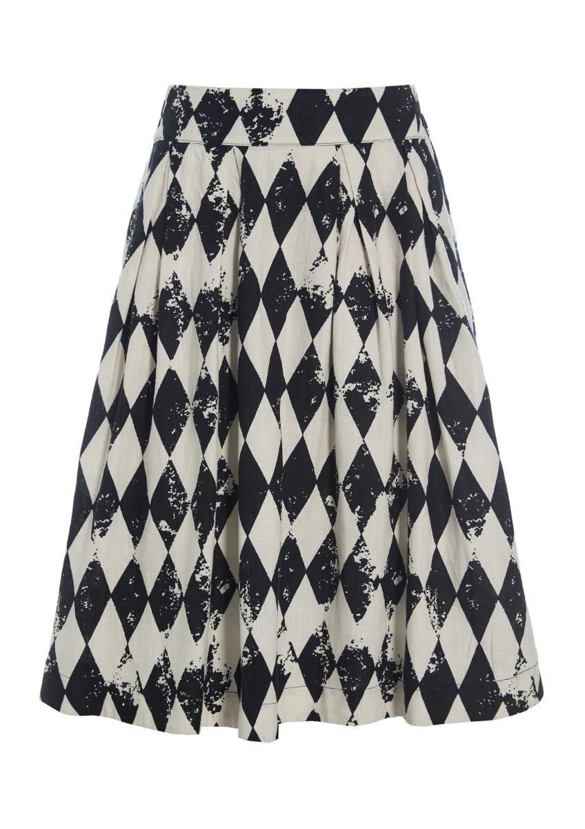 Broken harlequin nederdel