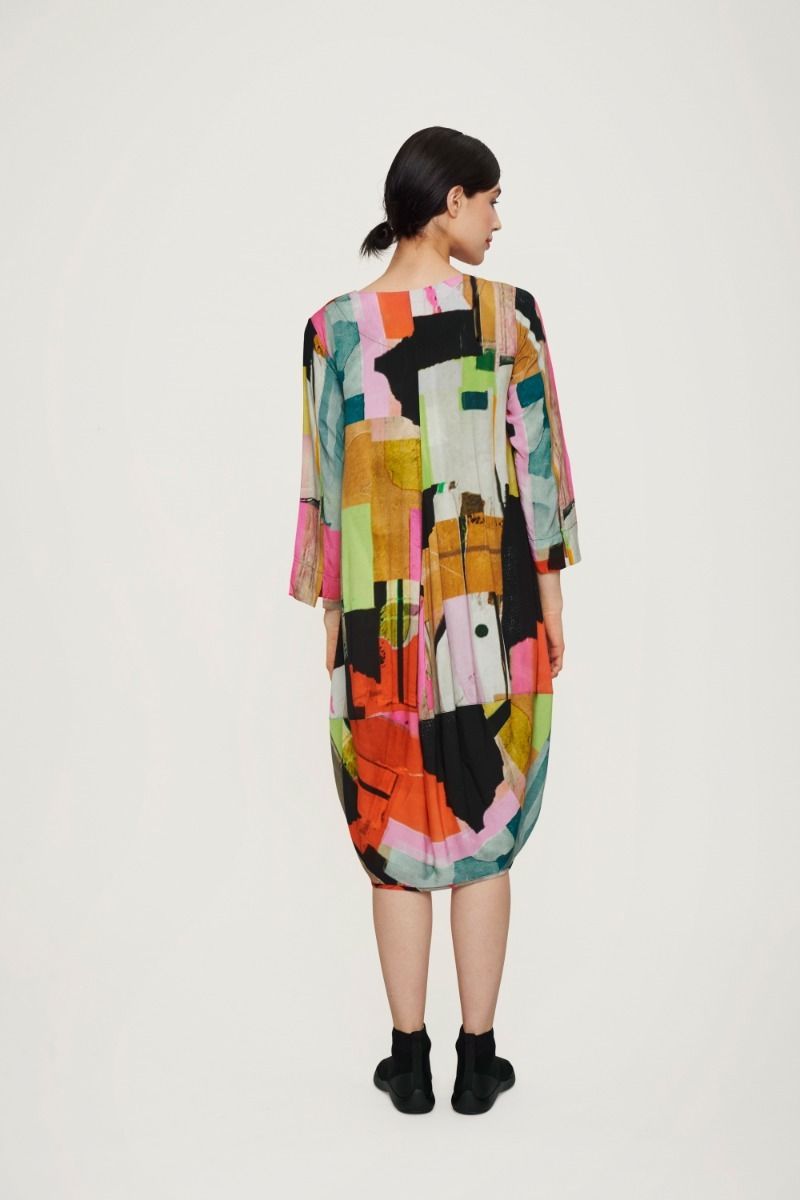 Collage viscose FSC kjole