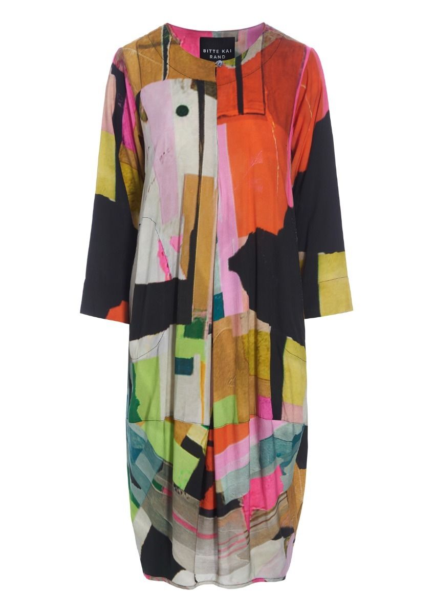 Collage viscose FSC kjole