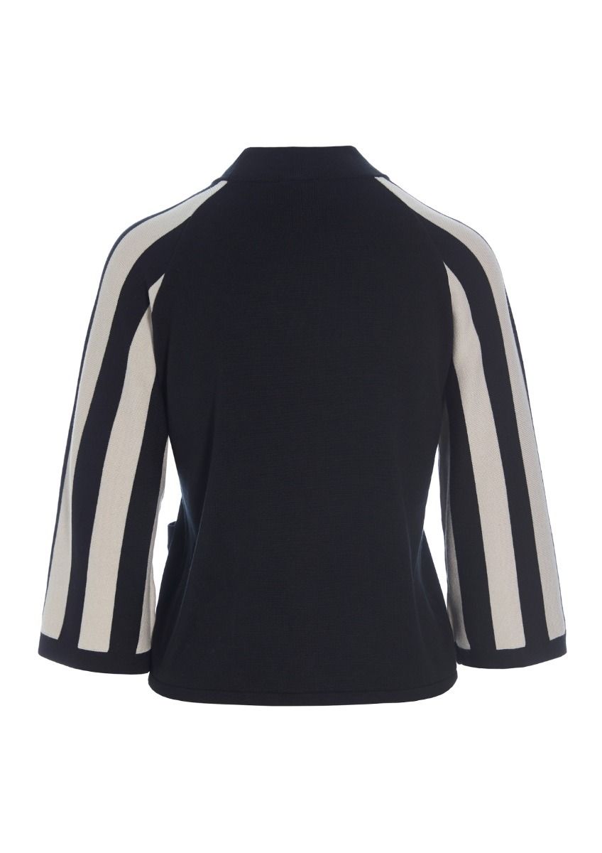 Bloom knit turtleneck blouse