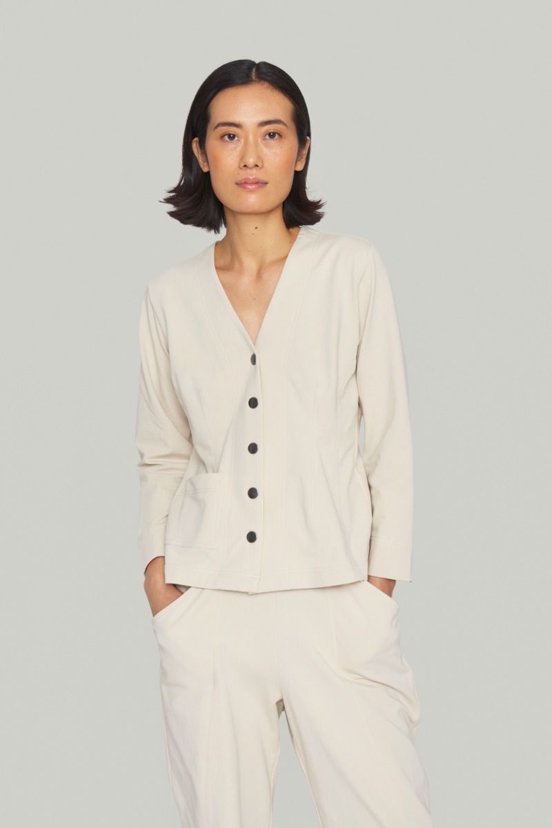 Izumi sweat short jacket