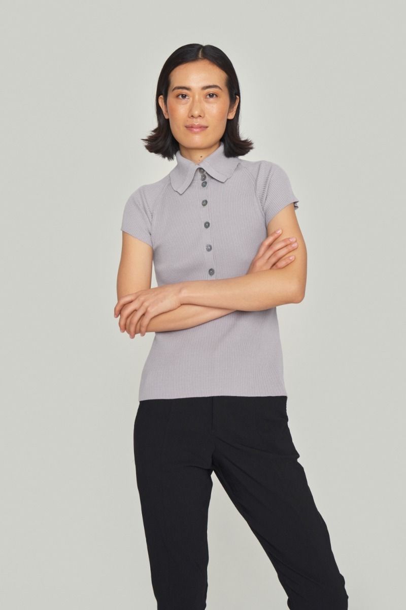Saku blouse with collar