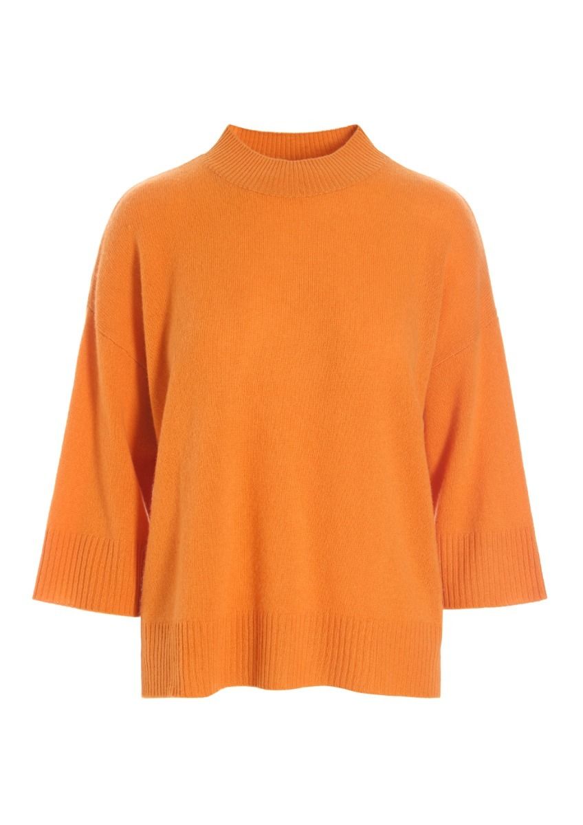 Cloud cashmere bluse med rund hals