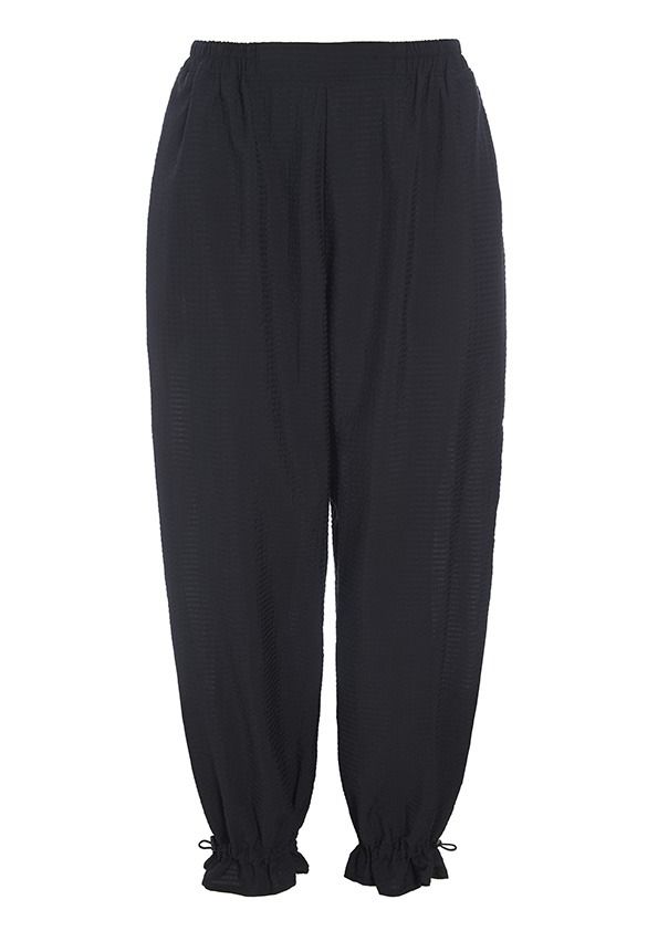 Nami seersucker elastiska byxa