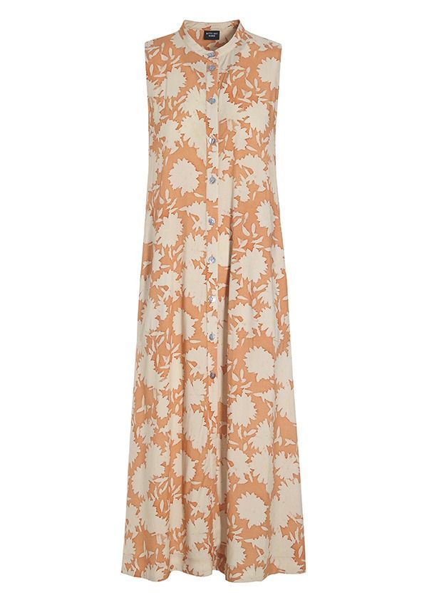 Summer rain & dahlias FSC ærmeløs kjole