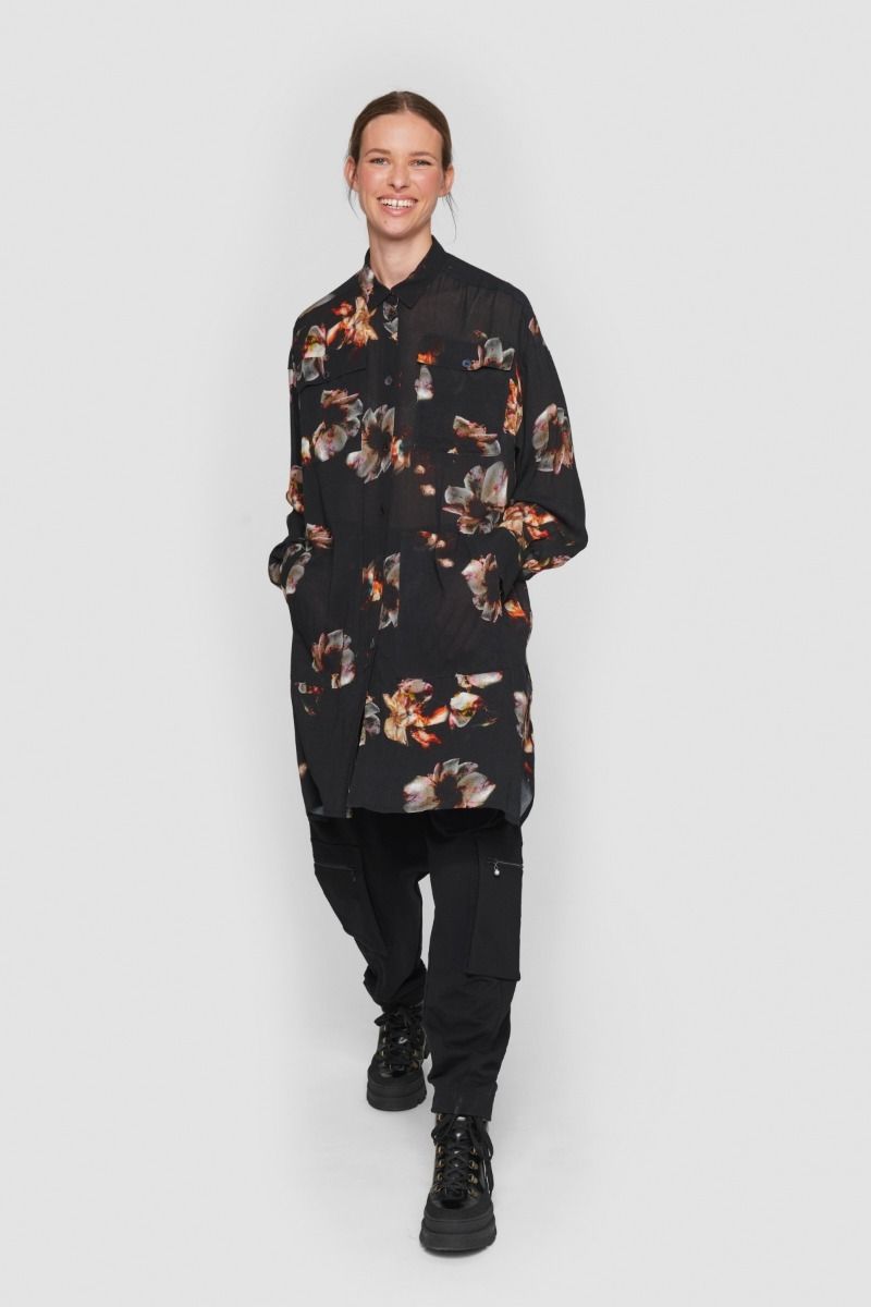 Bonbon flowers FSC skjortklänning