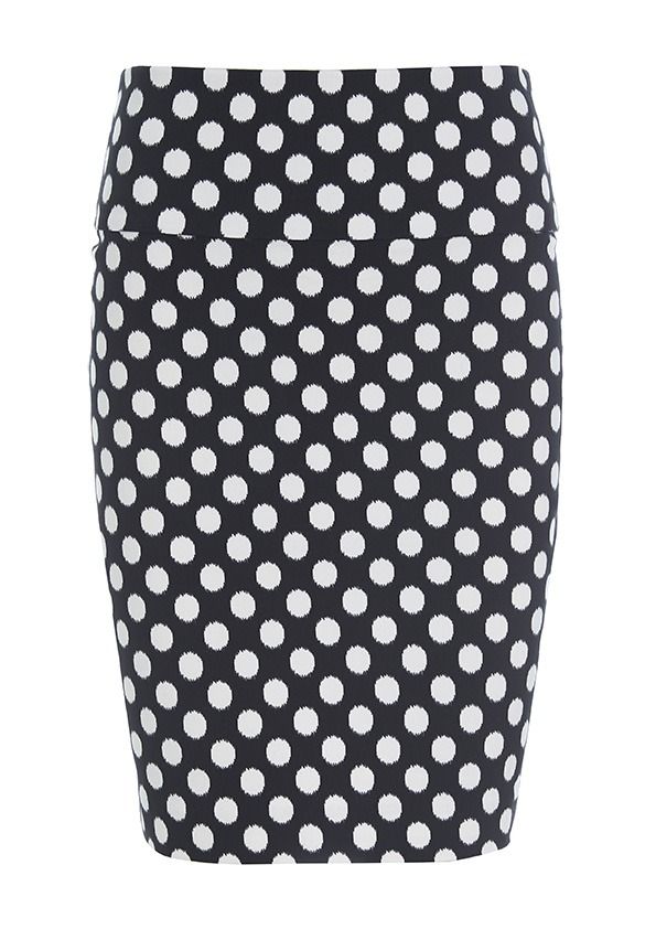 Blurred dot nederdel