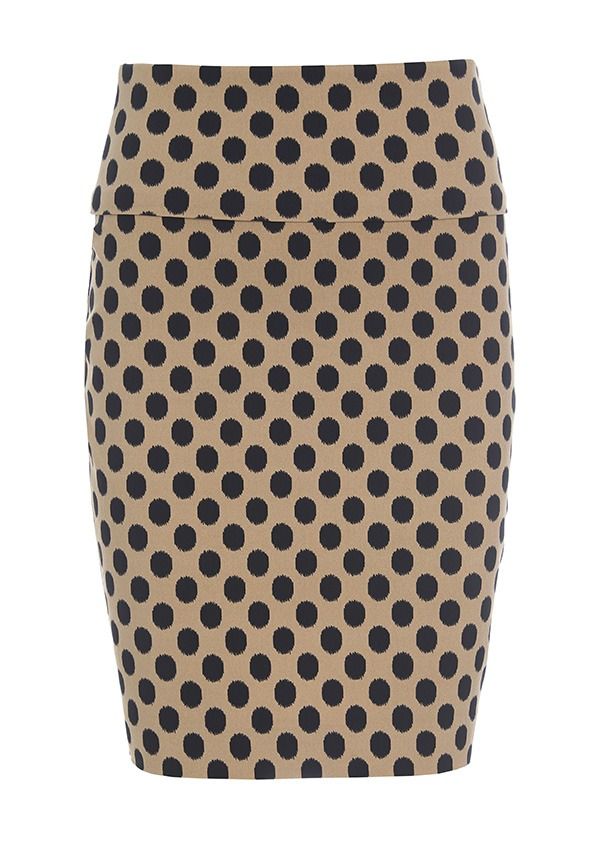 Blurred dot nederdel