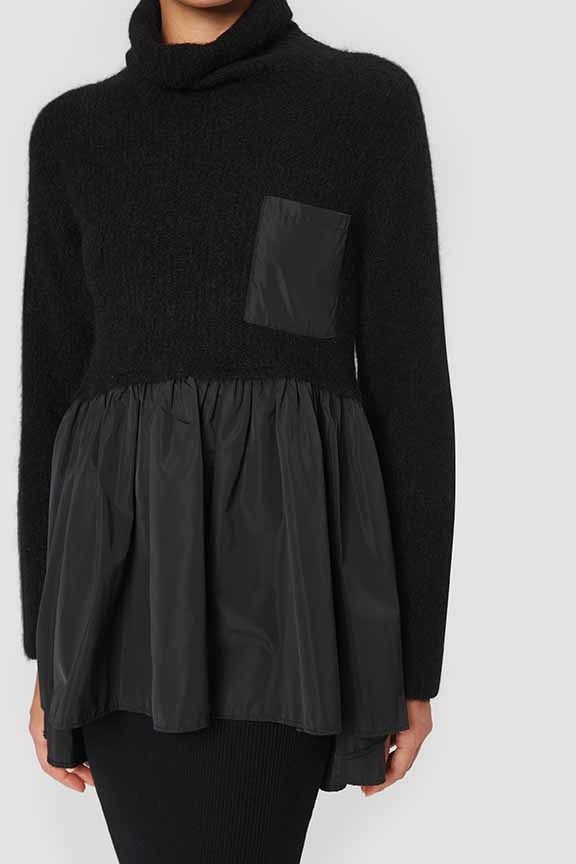 Dandelion knit Rollkragen mit Rüschen