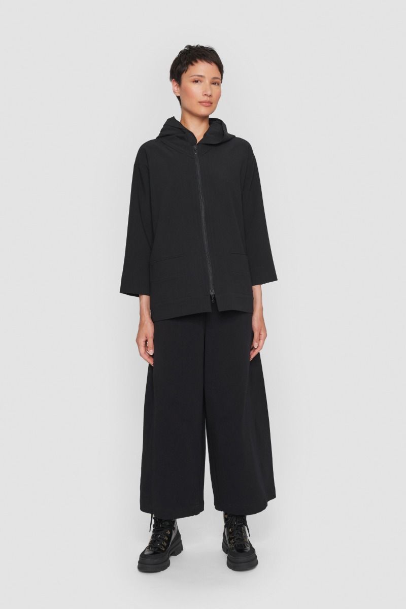 Lux stretch hooded jacket