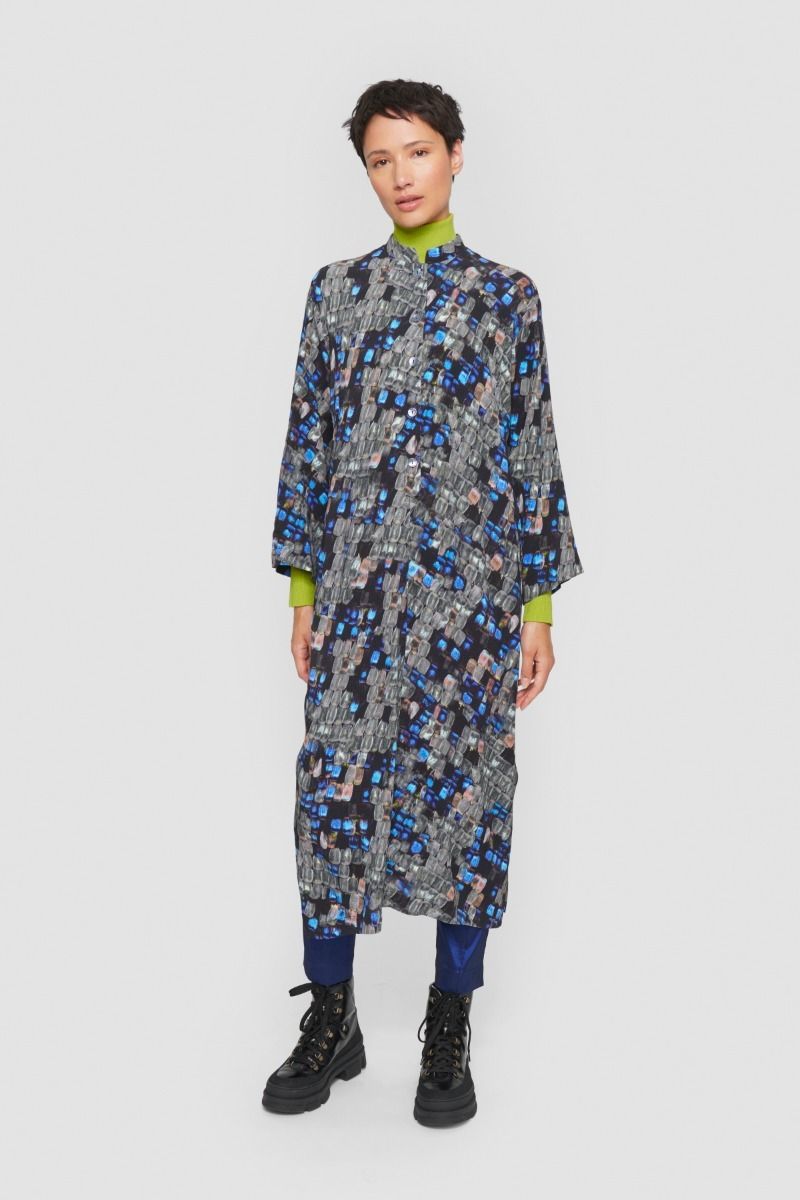 Butterfly zoom caftan dress