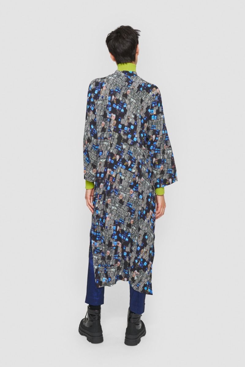 Butterfly zoom caftan dress