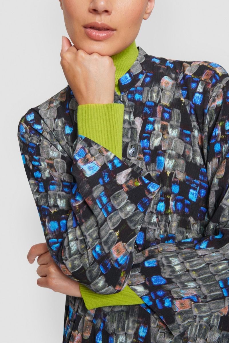 Butterfly zoom caftan dress