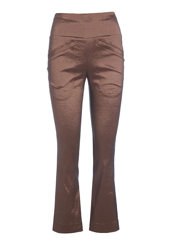 Changeant stretch trumpetbyxor